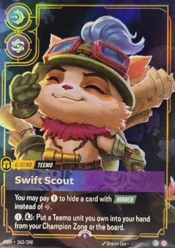 Teemo - Swift Scout #263 – Riftbound Organized Play Promotional Cards