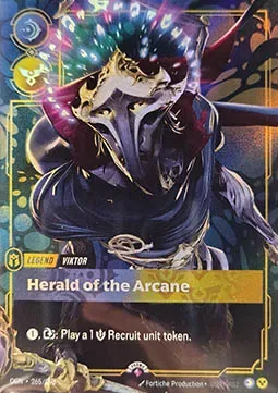 Viktor - Herald of the Arcane #265 – Riftbound Organized Play Promotional Cards