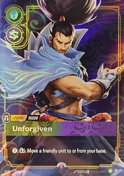 Yasuo - Unforgiven #259 – Riftbound Organized Play Promotional Cards