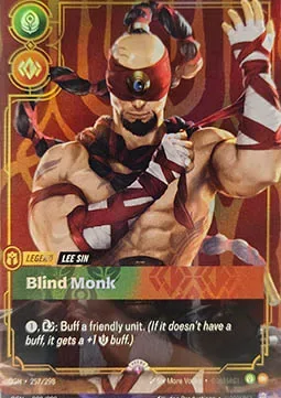 Lee Sin - Blind Monk #257 – Riftbound Organized Play Promotional Cards
