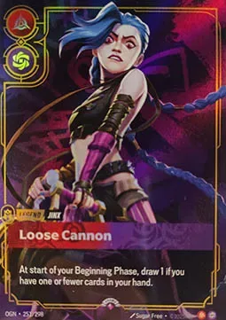 Jinx - Loose Cannon #251 – Riftbound Organized Play Promotional Cards