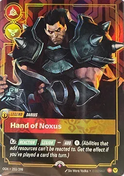 Darius - Hand of Noxus #253 – Riftbound Organized Play Promotional Cards
