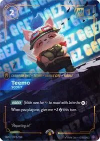 Teemo - Scout (GG EZ) #197b – Riftbound Organized Play Promotional Cards