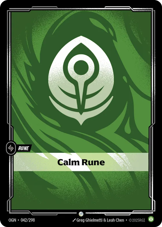Calm Rune #42b – Riftbound Organized Play Promotional Cards