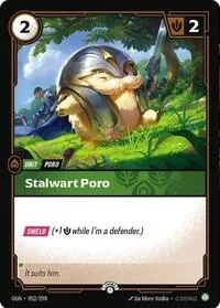 Stalwart Poro #52 – Riftbound Organized Play Promotional Cards