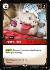 Pouty Poro #13 – Riftbound Organized Play Promotional Cards