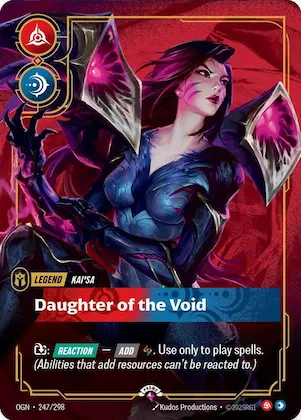 Kai'Sa - Daughter of the Void (Metal) #247 – Riftbound Organized Play Promotional Cards