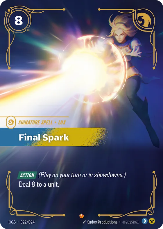 Final Spark #22 – Riftbound Organized Play Promotional Cards
