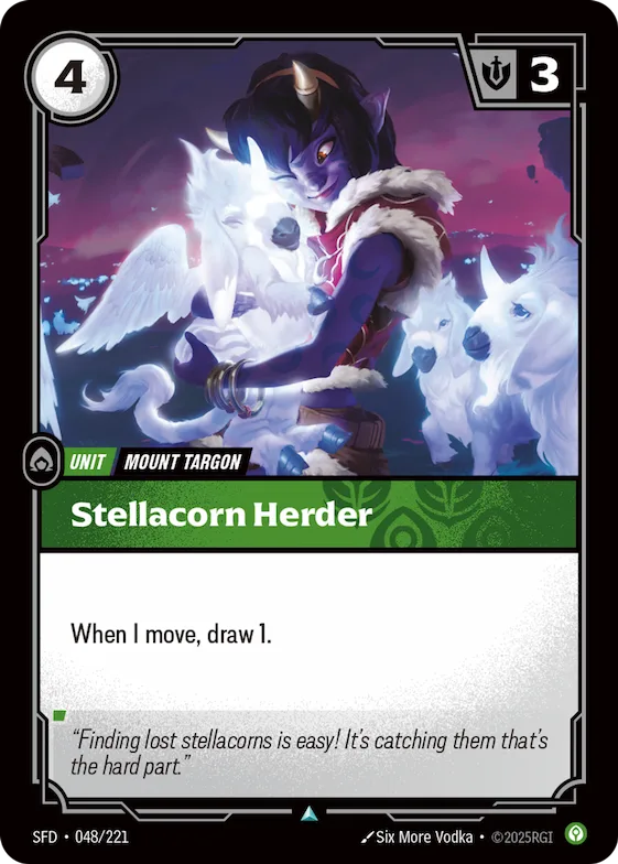 Stellacorn Herder #48 – Riftbound Organized Play Promotional Cards
