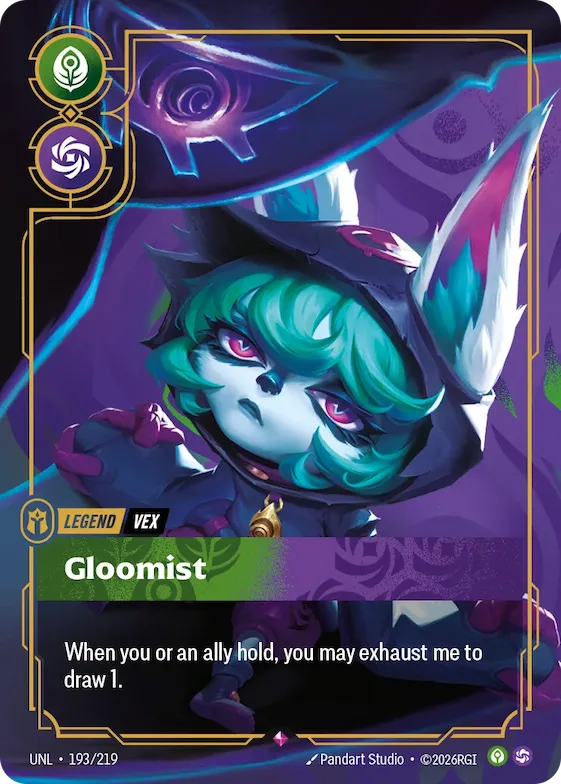 Vex - Gloomist #193 – Riftbound Organized Play Promotional Cards