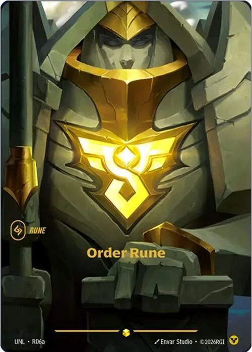 Order Rune (R06a) #r6a – Unleashed