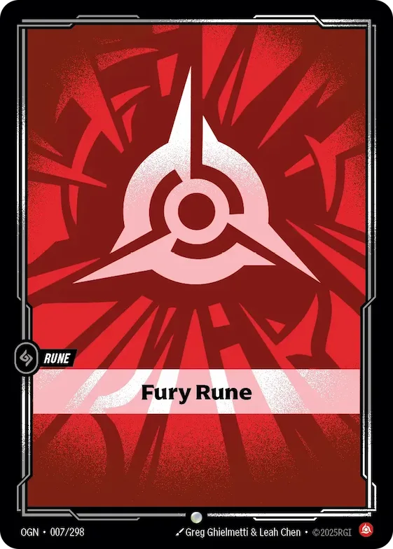 Fury Rune (R01b) #r1b – Unleashed
