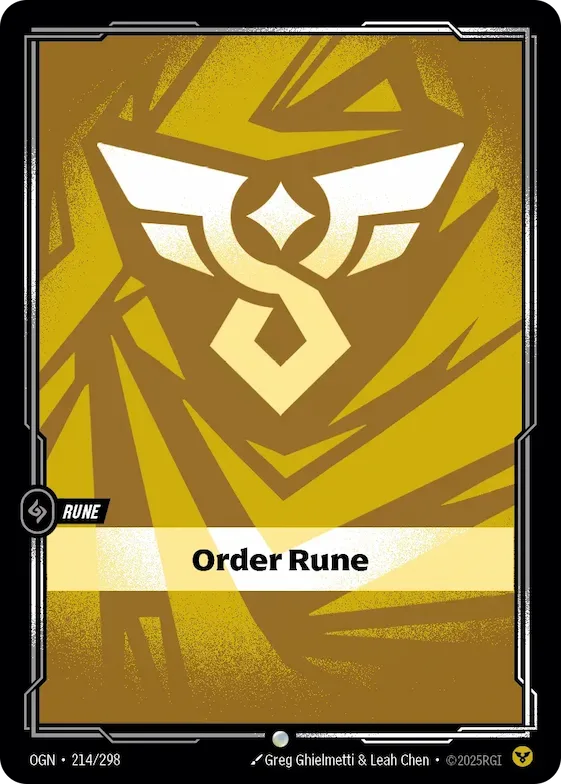 Order Rune (R06b) #r6b – Unleashed