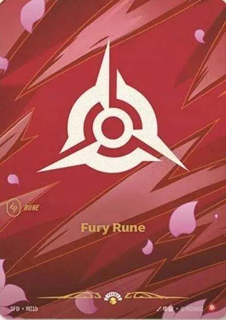 Fury Rune (R01b) #r1b – Spiritforged