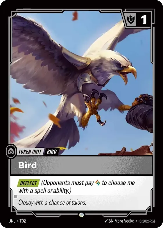 Bird // Buff #t2 – Riftbound Organized Play Promotional Cards