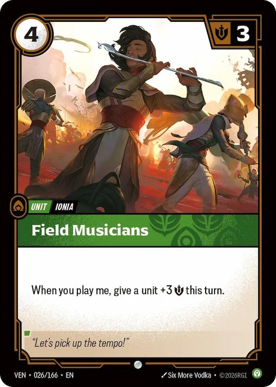 Field Musicians #26 – Vendetta