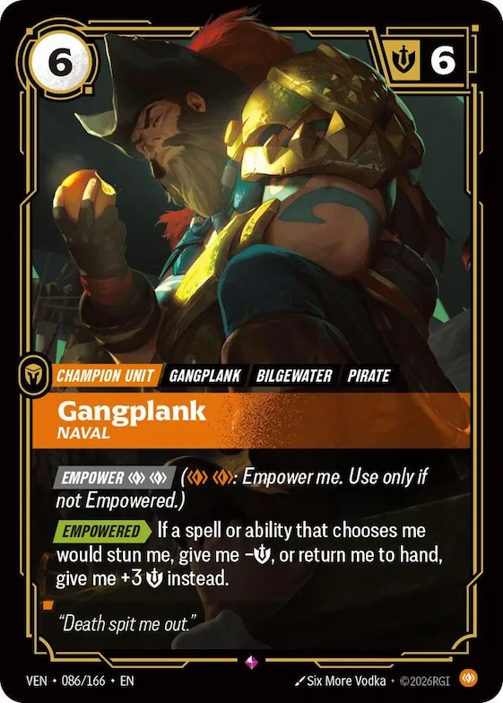 Gangplank, Naval #86 – Vendetta