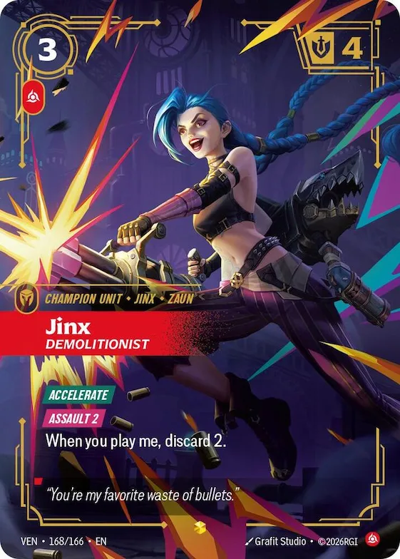 Jinx, Demolitionist #168 – Vendetta
