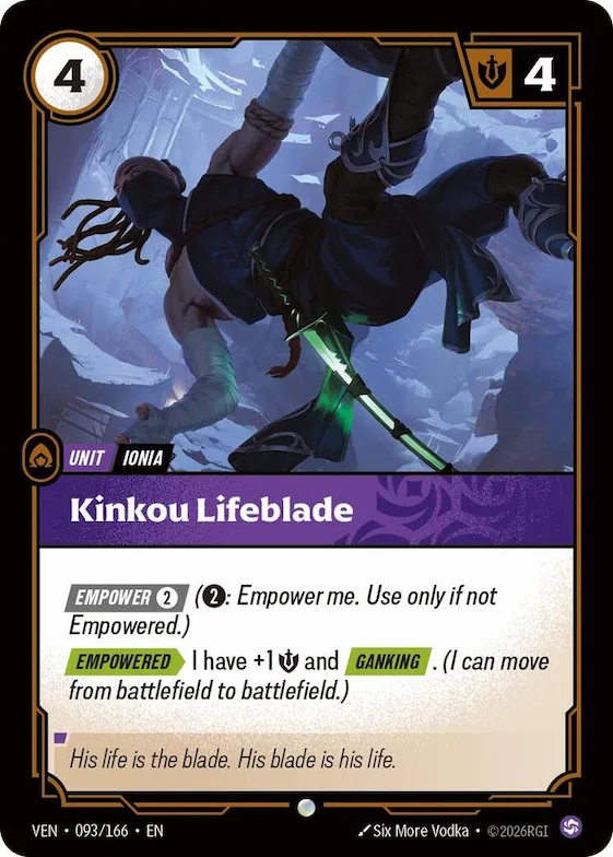 Kinkou Lifeblade #93 – Vendetta