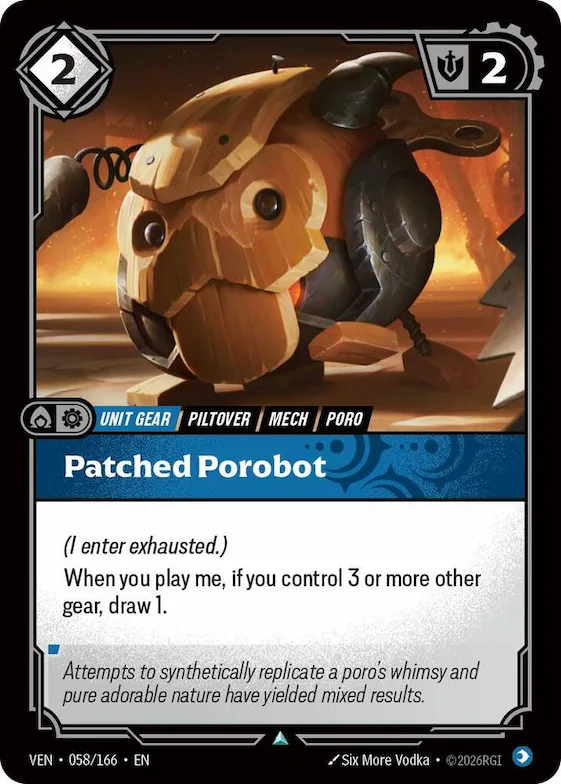 Patched Porobot #58 – Vendetta