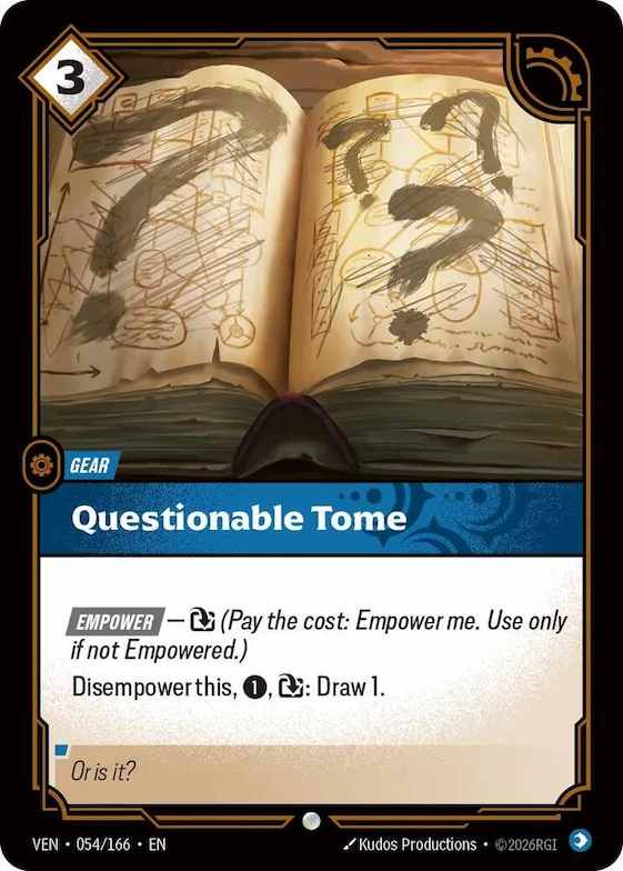Questionable Tome #54 – Vendetta