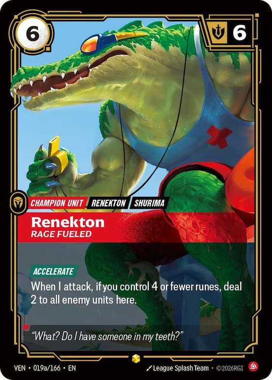 Renekton, Rage Fueled #19a – Vendetta