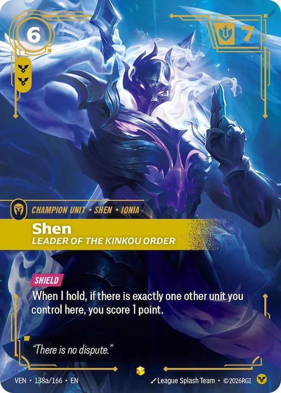 Shen, Leader of the Kinkou Order #138a – Vendetta