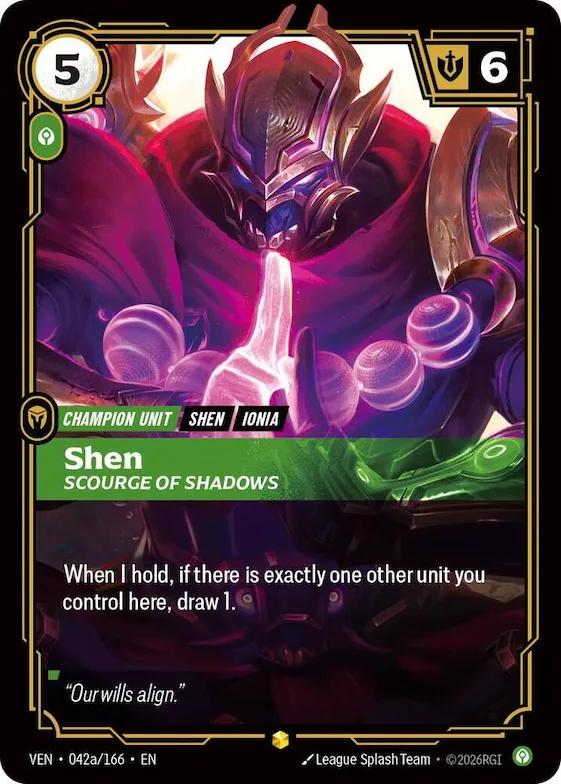 Shen, Scourge of Shadows #42a – Vendetta