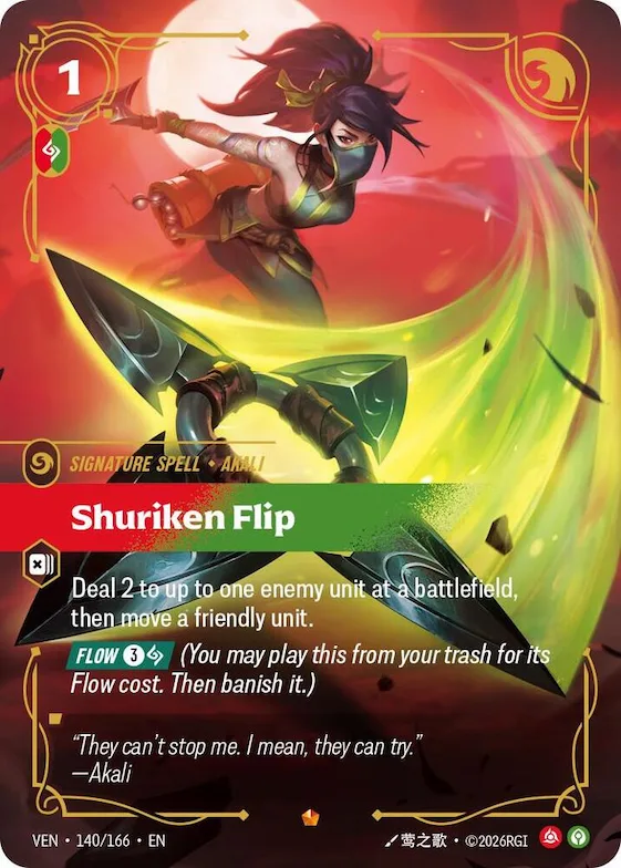 Shuriken Flip #140 – Vendetta