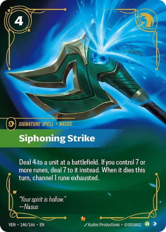 Siphoning Strike #146 – Vendetta