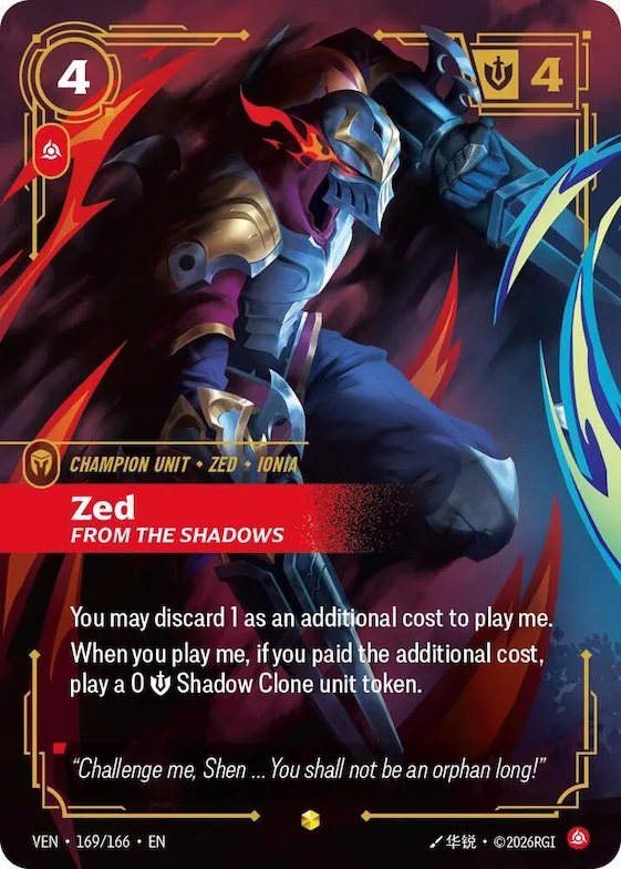 Zed, From the Shadows #169 – Vendetta