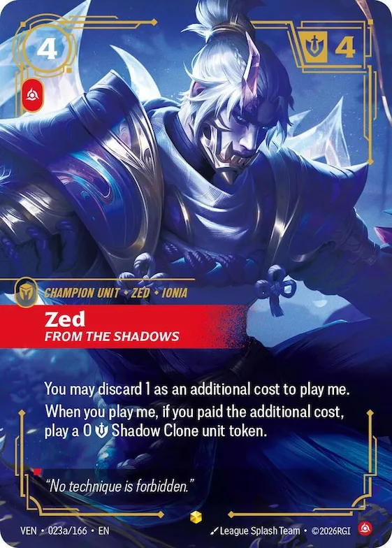 Zed, From the Shadows #23a – Vendetta