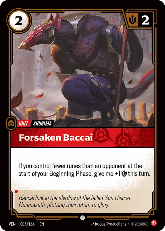 Forsaken Baccai #5 – Vendetta