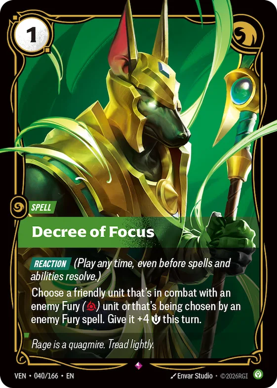 Decree of Focus #40 – Vendetta