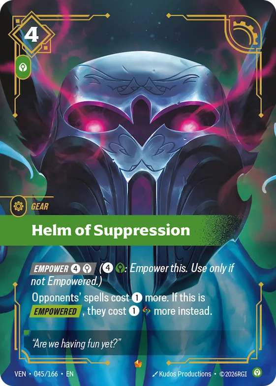Helm of Suppression #45 – Vendetta