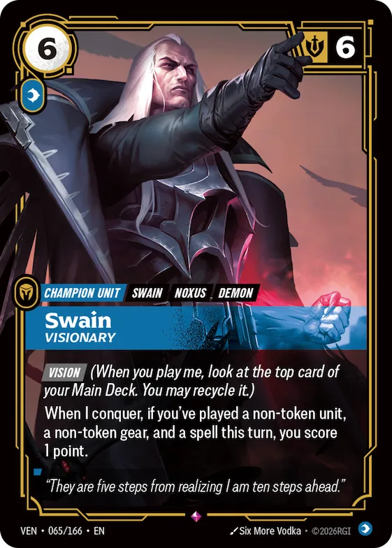Swain, Visionary #65 – Vendetta