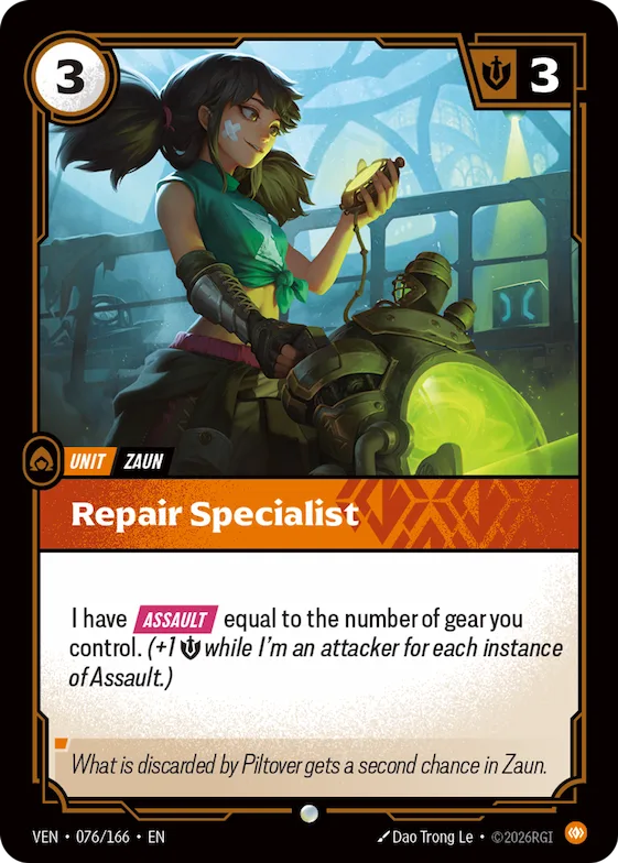 Repair Specialist #76 – Vendetta