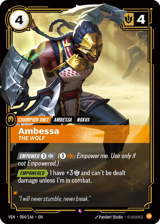 Ambessa, The Wolf #84 – Vendetta