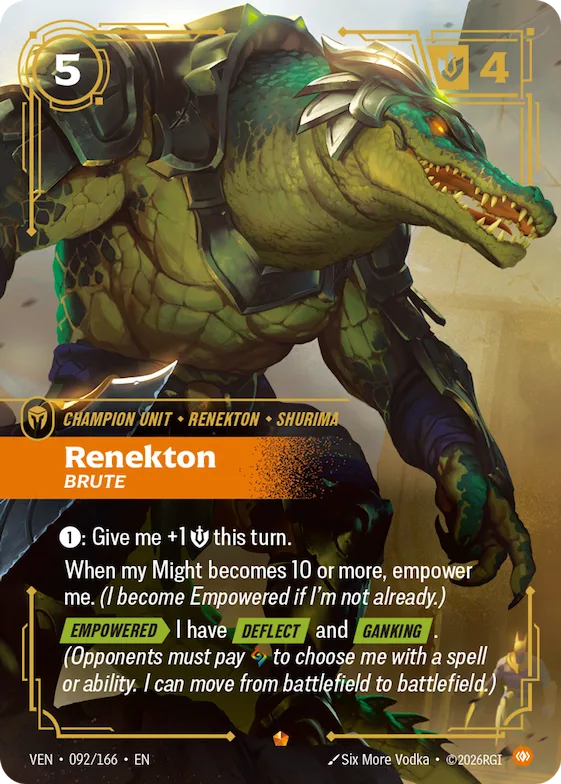 Renekton, Brute #92 – Vendetta