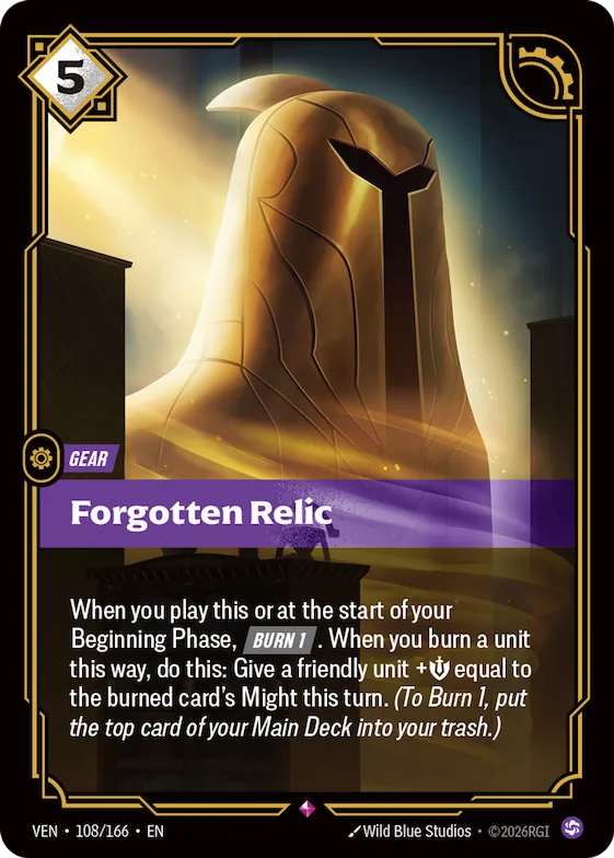 Forgotten Relic #108 – Vendetta