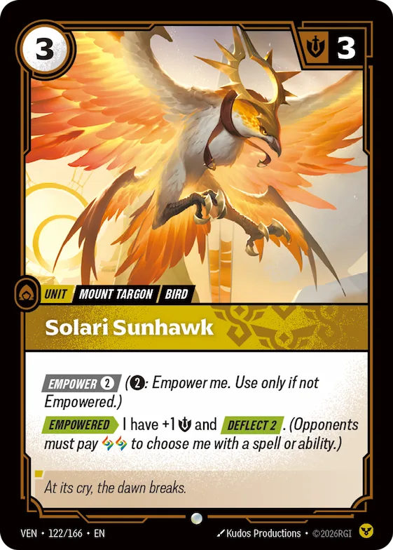 Solari Sunhawk #122 – Vendetta