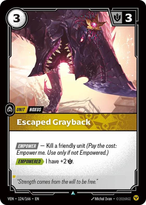 Escaped Grayback #124 – Vendetta