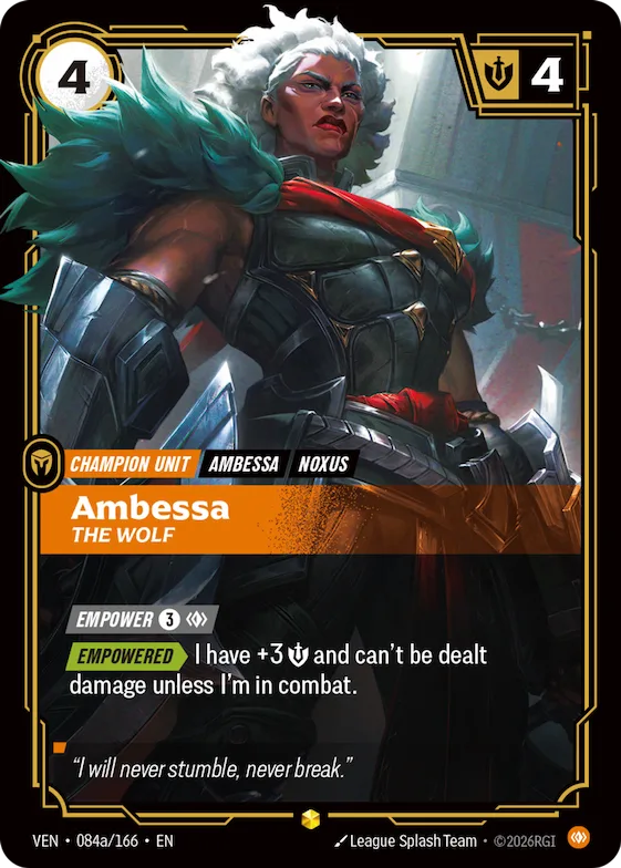 Ambessa, The Wolf #84a – Vendetta