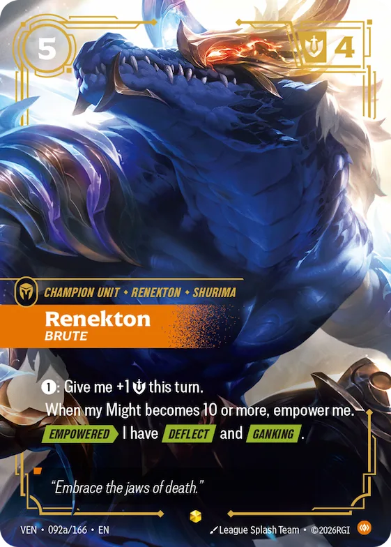 Renekton, Brute #92a – Vendetta