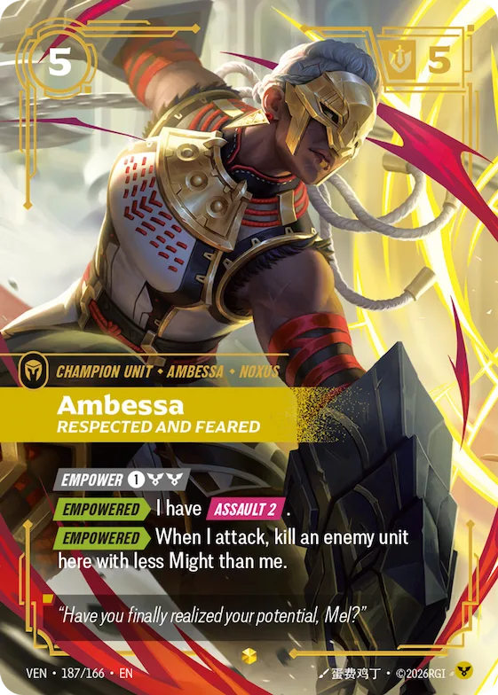 Ambessa, Respected and Feared #187 – Vendetta