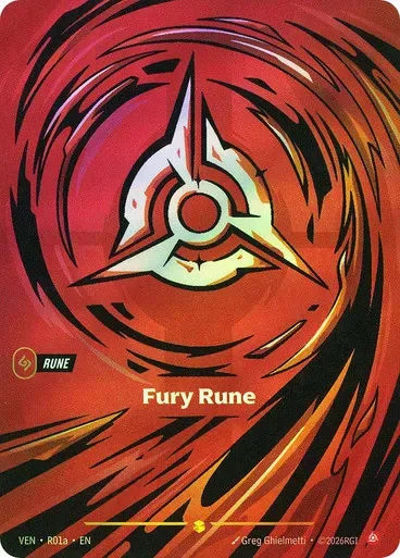 Fury Rune (R01a) #r1a – Vendetta