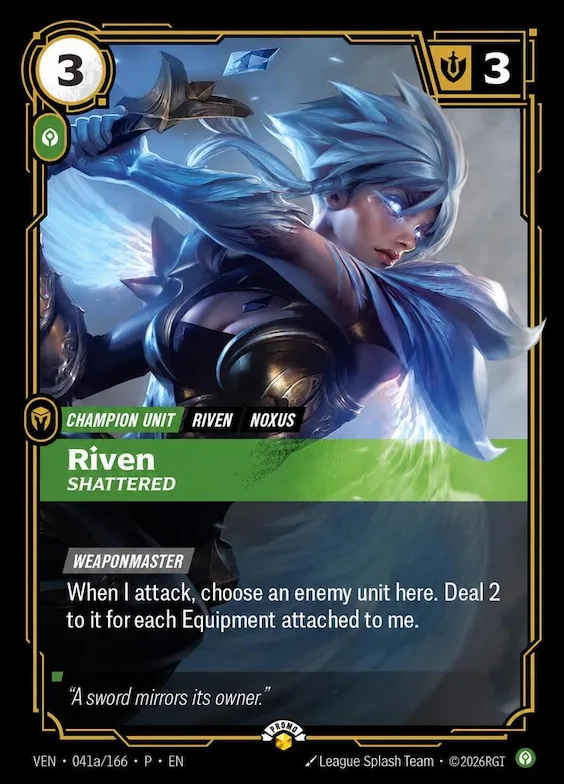 Riven, Shattered #41a – Riftbound Promotional Cards