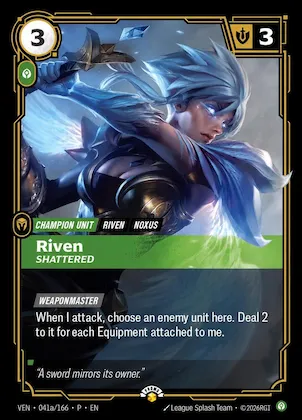 Riven, Shattered #41a – Riftbound Promotional Cards