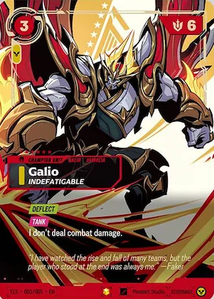 Galio, Indefatigable #003 – Riftbound x T1 2025 Worlds Champion Collection