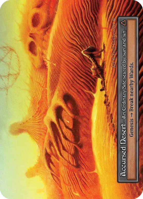 Accursed Desert (Foil) #p666922 – Gothic